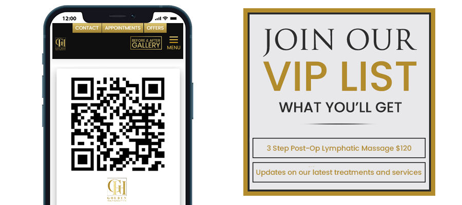 Join Golden Health & Beauty Center VIP List