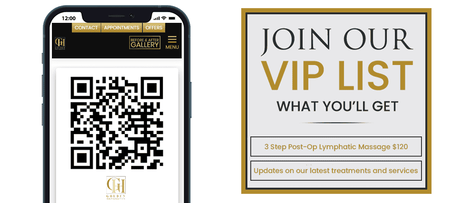 Join Golden Health & Beauty Center VIP List