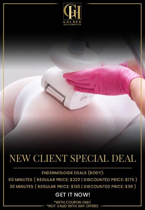 Endermologie Deals (Body): 60 Minutes ( Regular Price: $220 | Discounted Price: $175 ) - 30 Minutes ( Regular Price: $130 | Discounted Price: $99 ) - Redeem it now! Endermologie Deals (Body): 60 Minutes ( Regular Price: $220 | Discounted Price: $175 ) - 30 Minutes ( Regular Price: $130 | Discounted Price: $99 ) - Redeem it now!